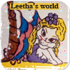 Leetha s world logo