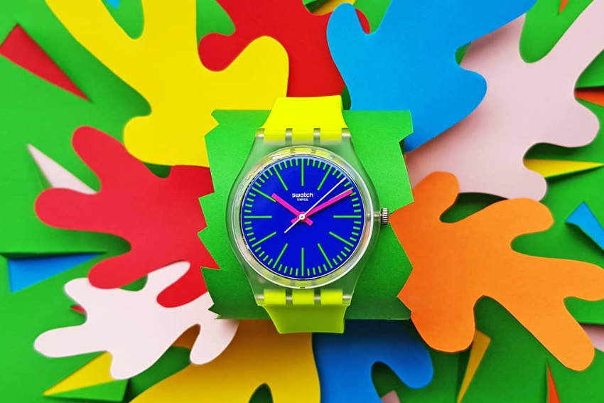 Illustration Collaboration avec Swatch