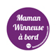 STICKER VOITURE MAMAN